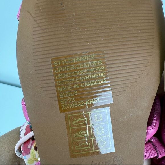 Madewell The Amel Slides Raspberry Frosting  Women’s Size 8 Styke NK019 - Picture 4 of 10